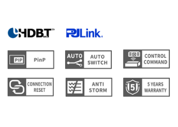 Loghi HDBT Pjlink